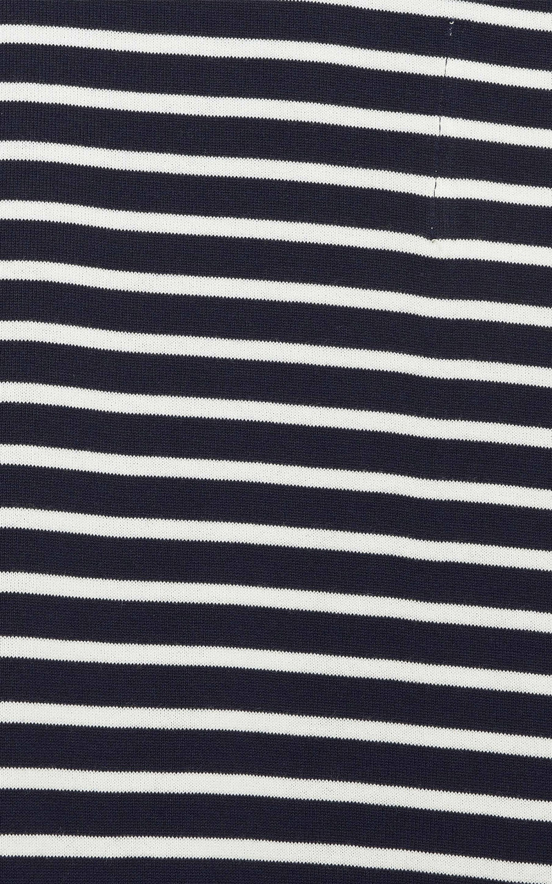 Markaware Stripe Box Tee L/S Navy/White