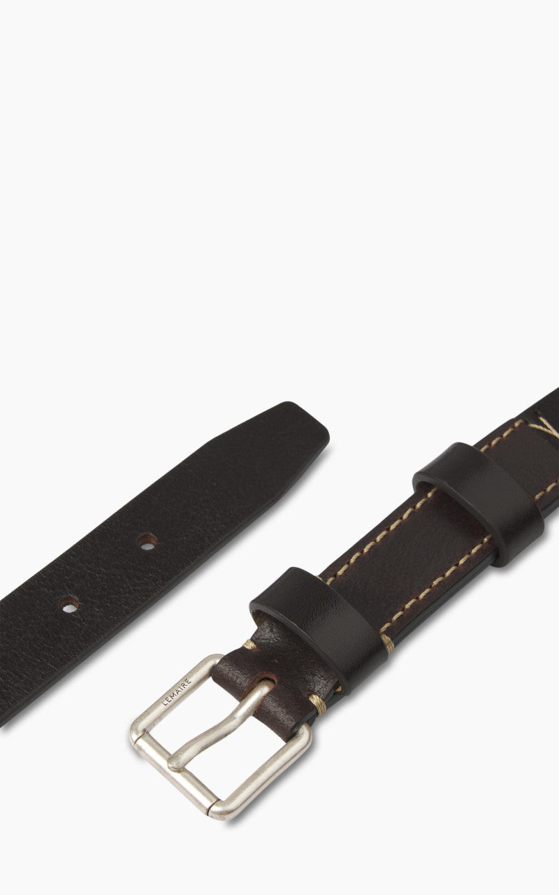 Lemaire Reversed Belt Leather 25 Black