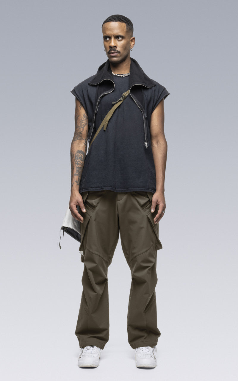 Acronym Next To Skin Modular Zippered Powerstretch Neck Gaiter Black