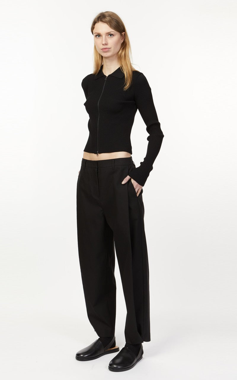 Amomento Snap Garconne Women Pants Black