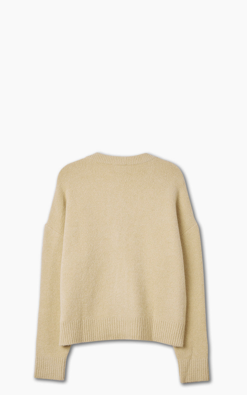 AMI Paris Off White ADC Cardigan Vanilla