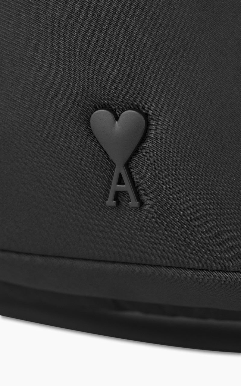 AMI Paris Ami De Coeur Backpack Black