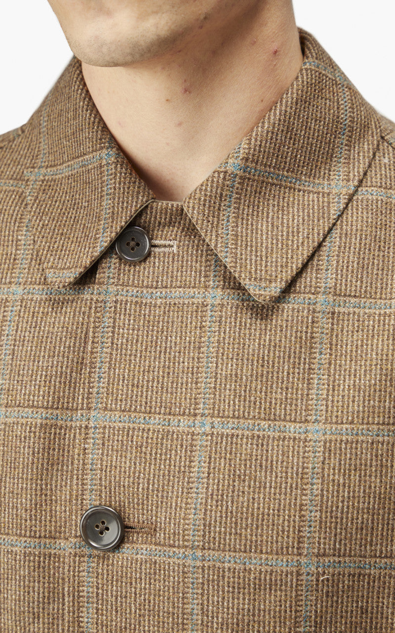 Anatomica V2 Single Raglan Coat II Reversible Beige