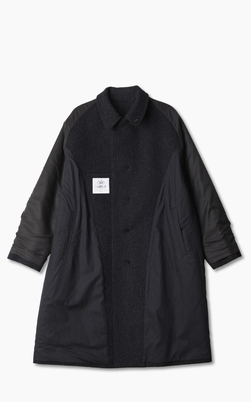 Anatomica Single Raglan Coat IV Reversible Charcoal