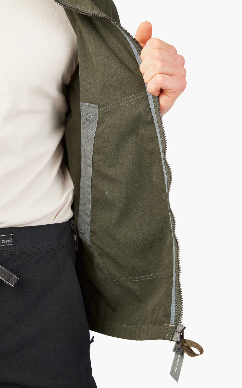 and wander Kevlar Hoodie Jacket Green