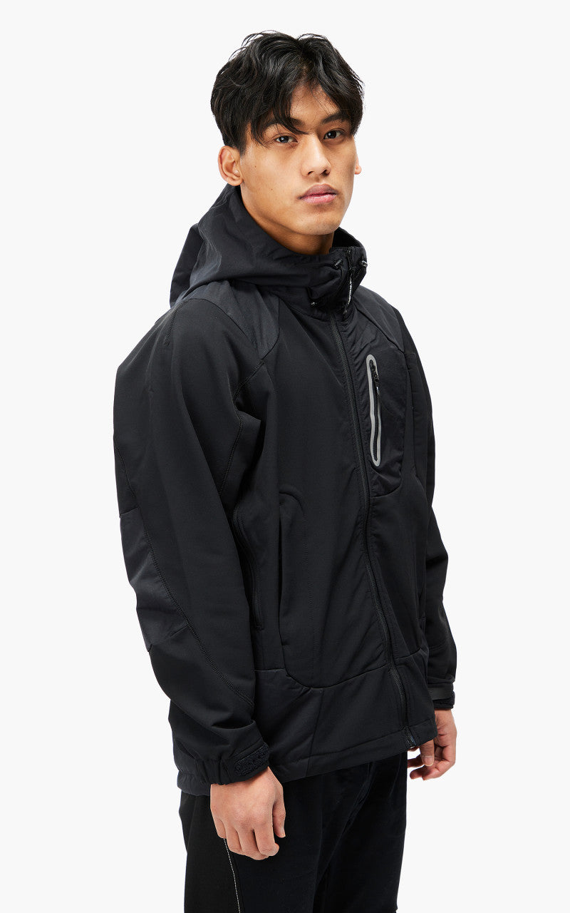 and wander Stretch Shell Jacket Black