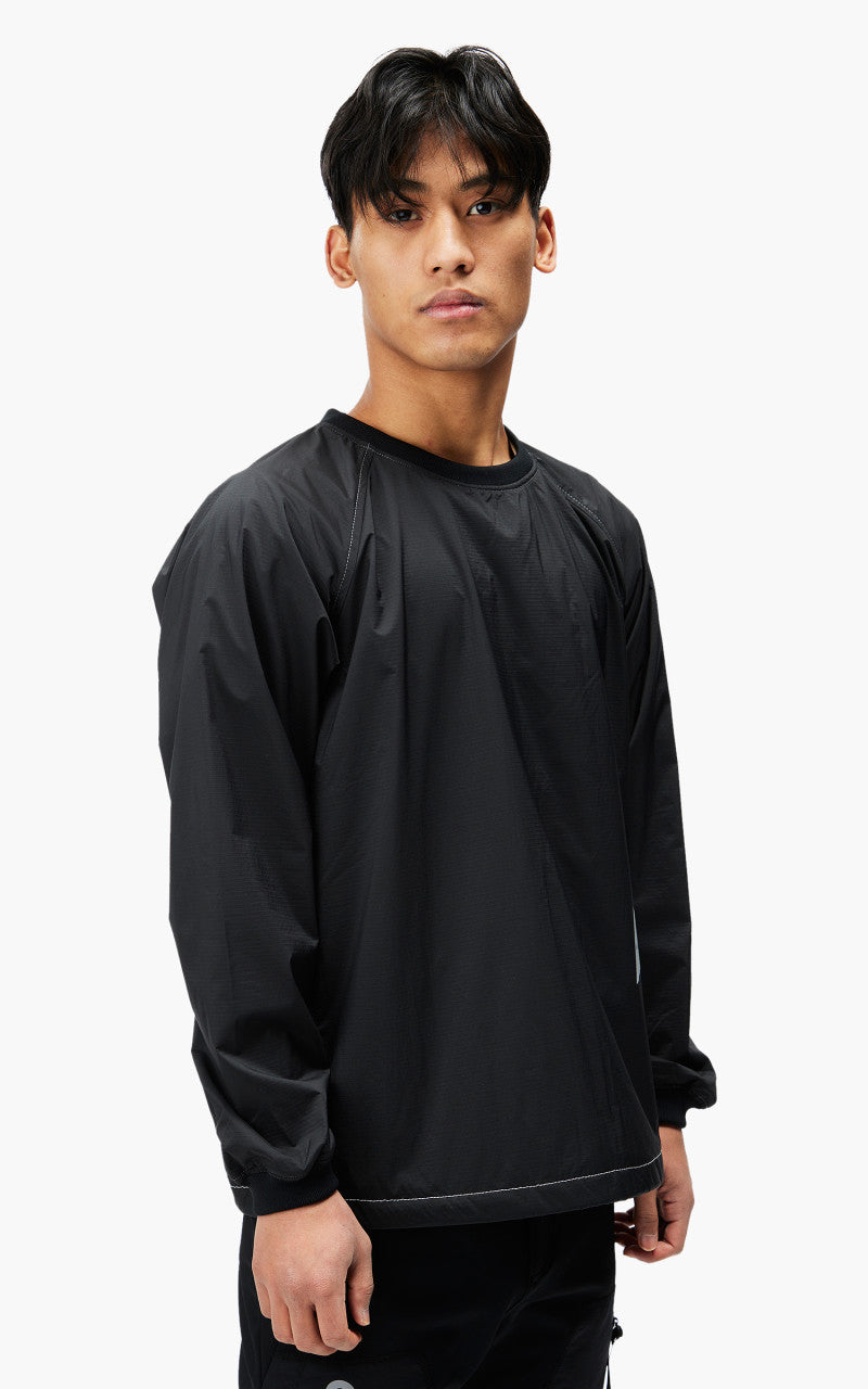 and wander Covered Rip Warm Pullover Black