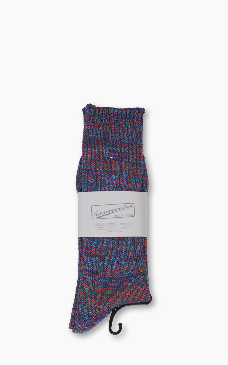 Anonymous Ism Socks 5 Color Mix Crew Navy