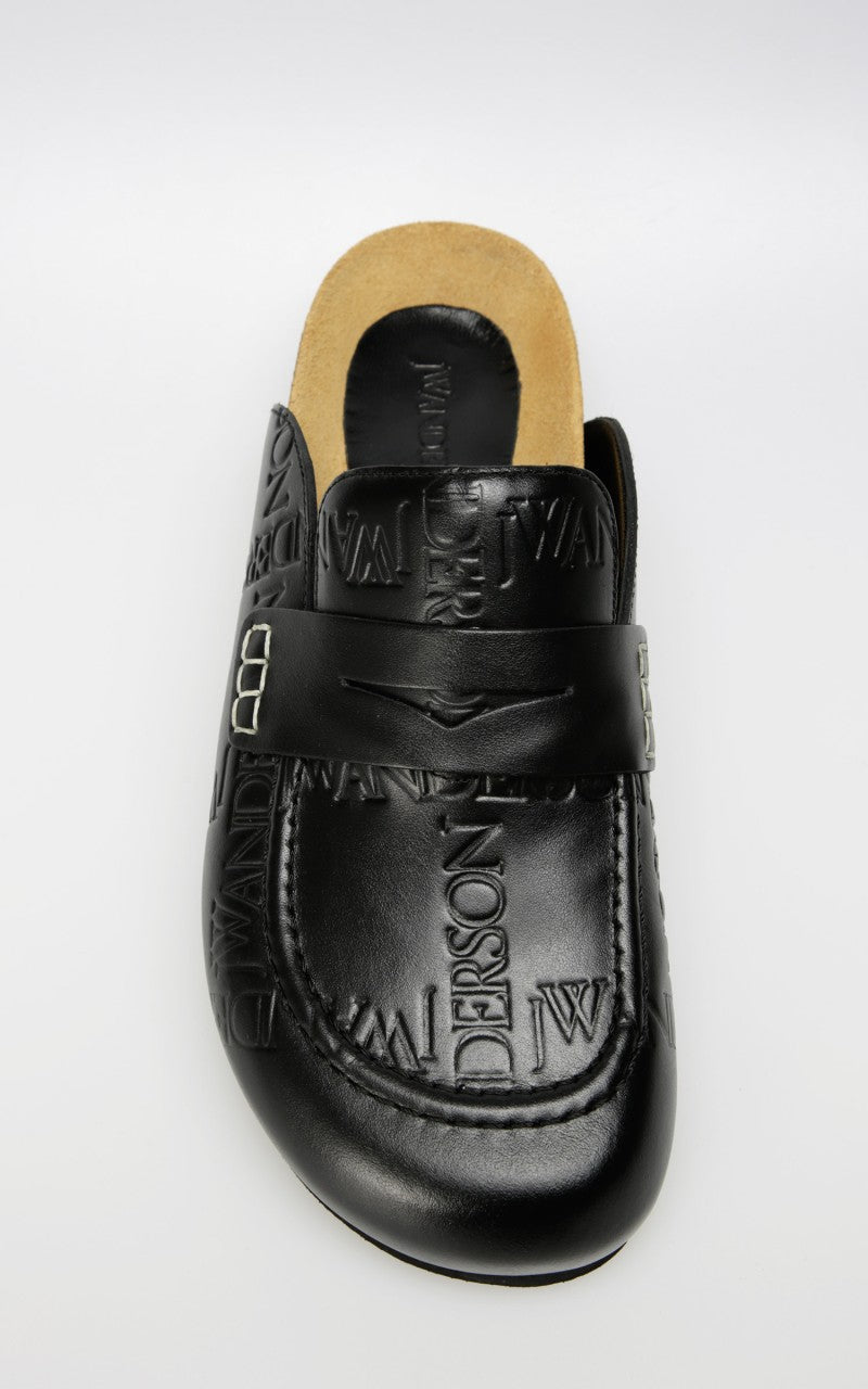 JW Anderson Loafer Embossed Grid WMS Black