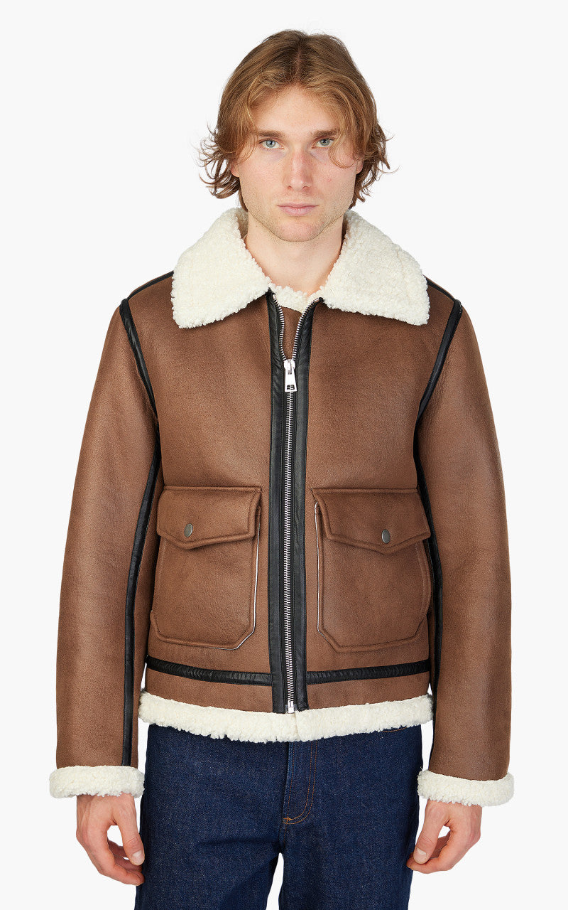 A.P.C. Tommy Jacket Brown