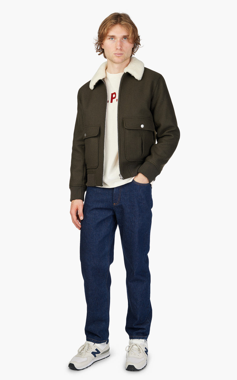A.P.C. New Ben Jacket Dark Green