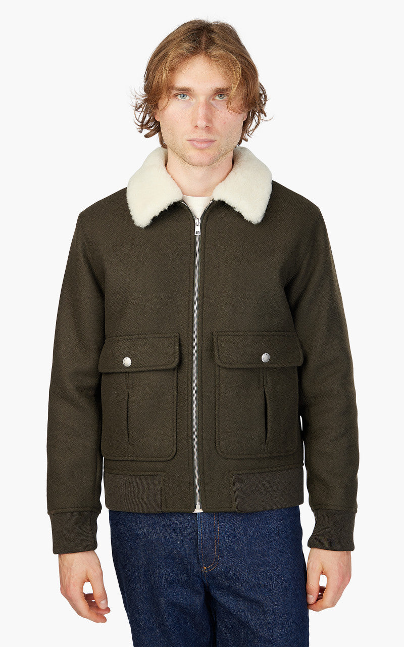 A.P.C. New Ben Jacket Dark Green