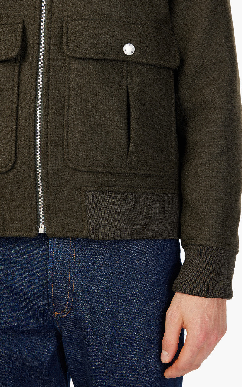 A.P.C. New Ben Jacket Dark Green