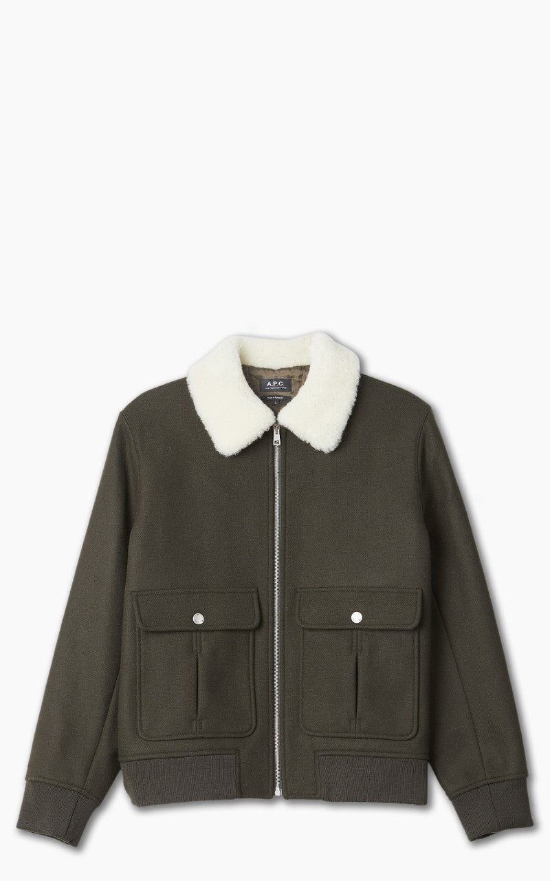 A.P.C. New Ben Jacket Dark Green