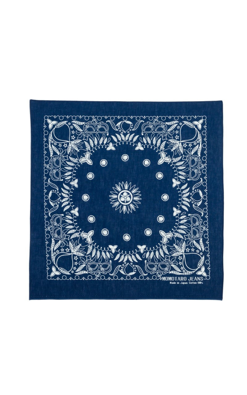Momotaro Jeans Original Bandana Blue