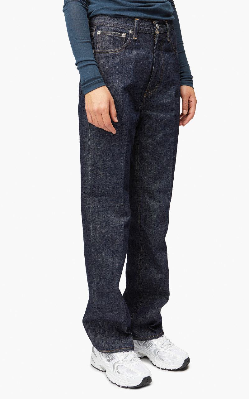 Auralee W Hard Twist Denim 5P Pants Indigo