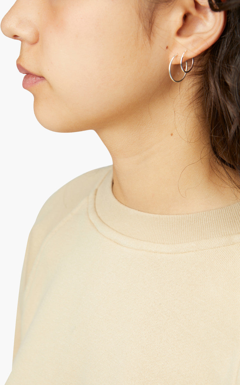 Auralee W Fluffy Sweat P/O Beige