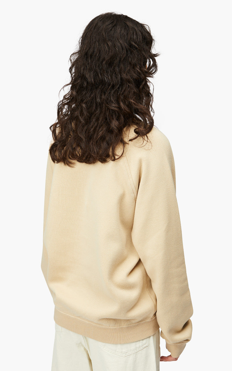 Auralee W Fluffy Sweat P/O Beige