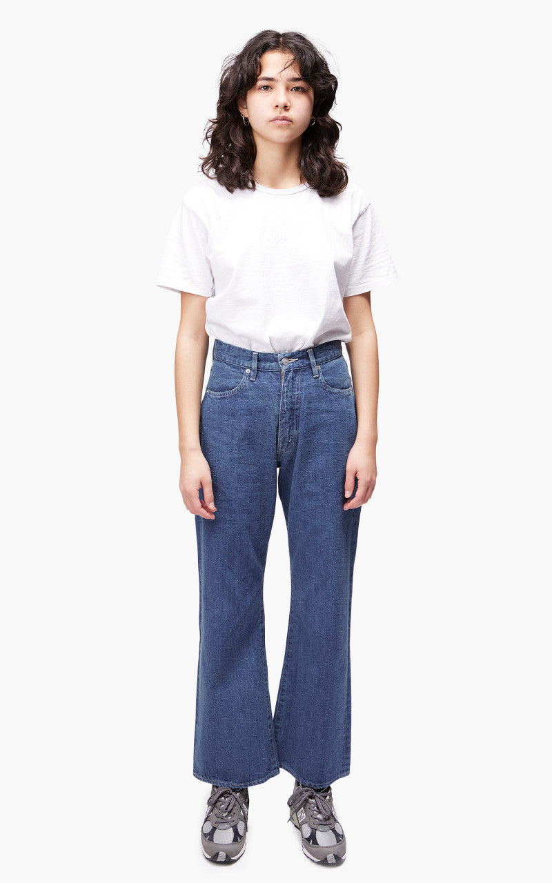 Auralee W Selvedge Light Denim Pants Light Indigo