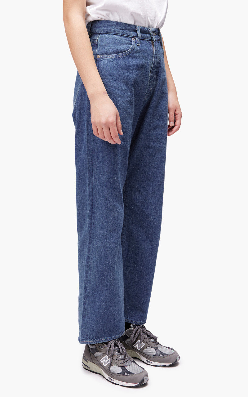 Auralee W Selvedge Light Denim Pants Light Indigo