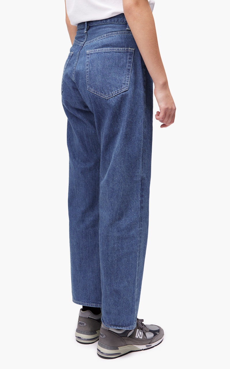 Auralee W Selvedge Light Denim Pants Light Indigo