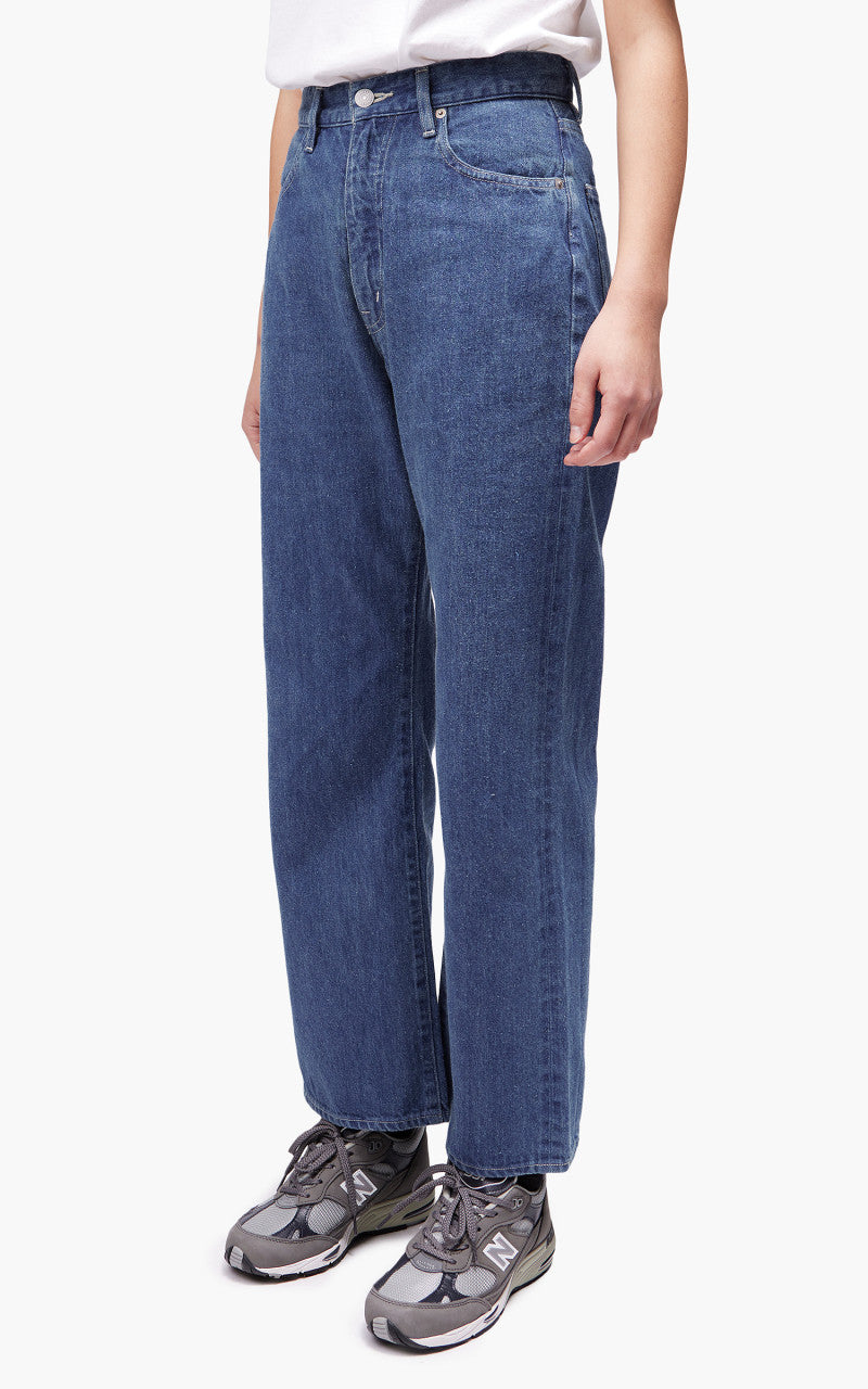 Auralee W Selvedge Light Denim Pants Light Indigo