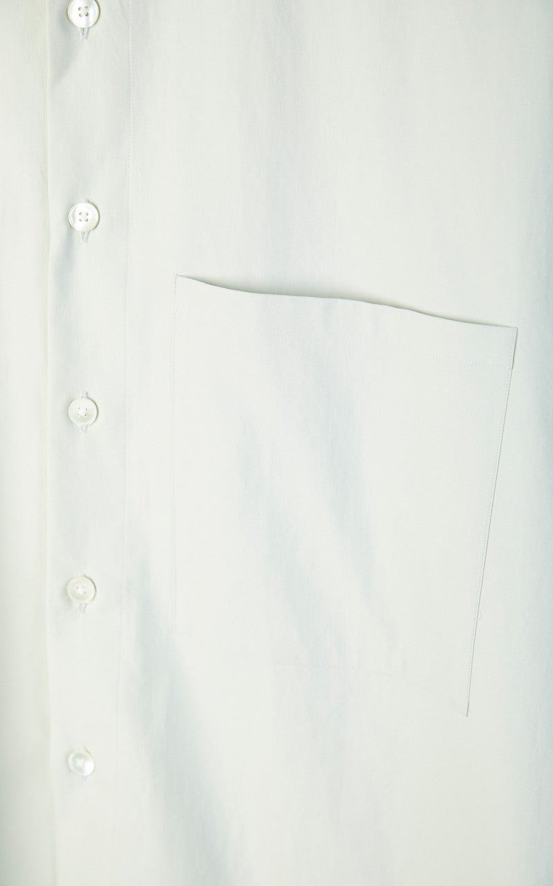 Auralee Washed Finx Twill Big Shirt Dusty Pale Blue