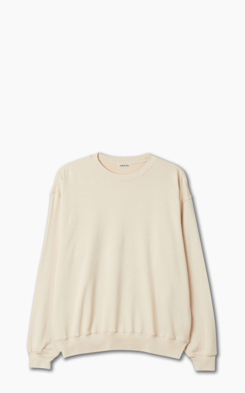 Auralee Super High Gauge Sweat Pullover Light Beige