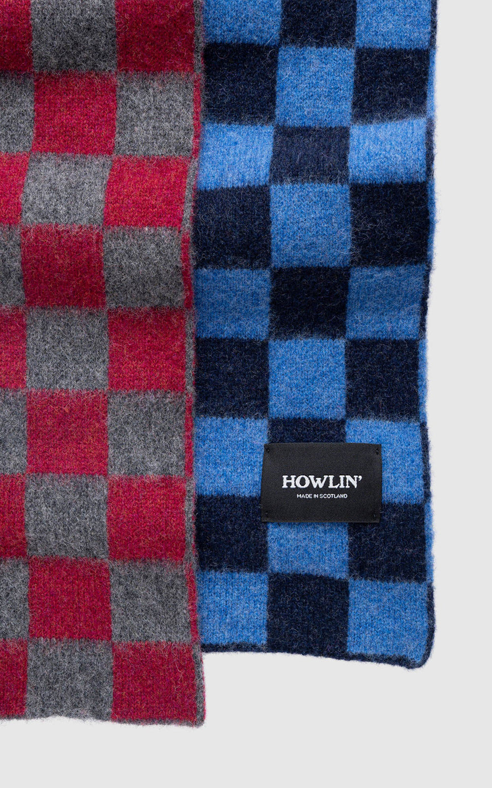 Howlin' Cosmic Checkerboard Scarf Slowmotion