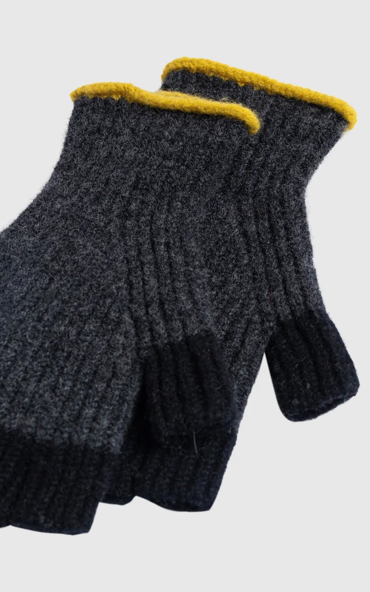 Howlin' No Fingers In There Ribbed Gloves Charcoal