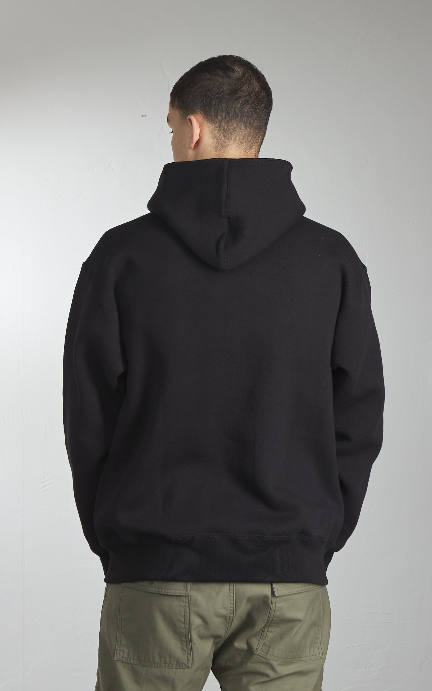 A.G. Spalding & Bros Loopwheel Tube Fleece Side-Line Parka Black