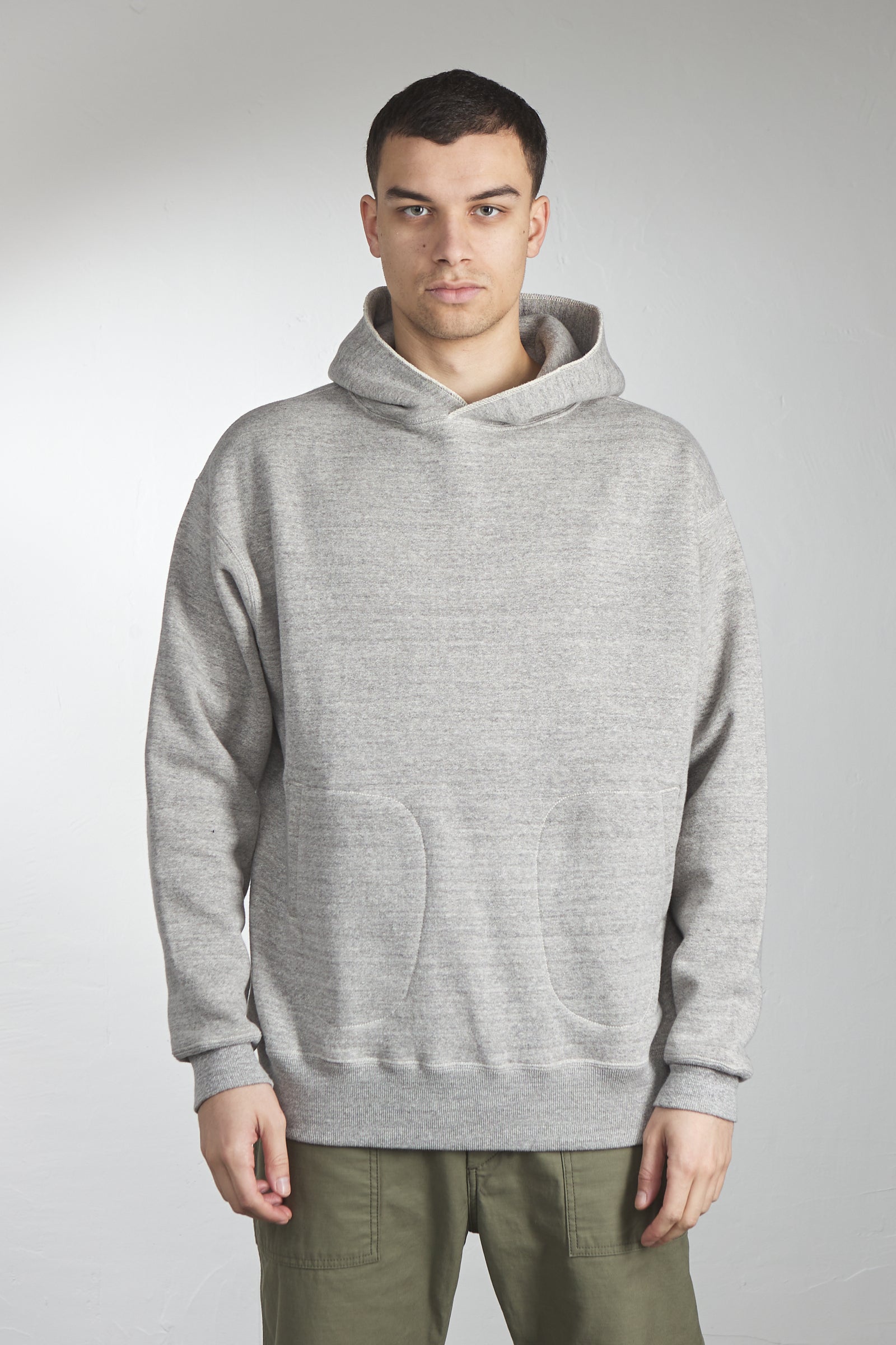 A.G. Spalding & Bros Loopwheel Tube Fleece Side-Line Parka Light Grey