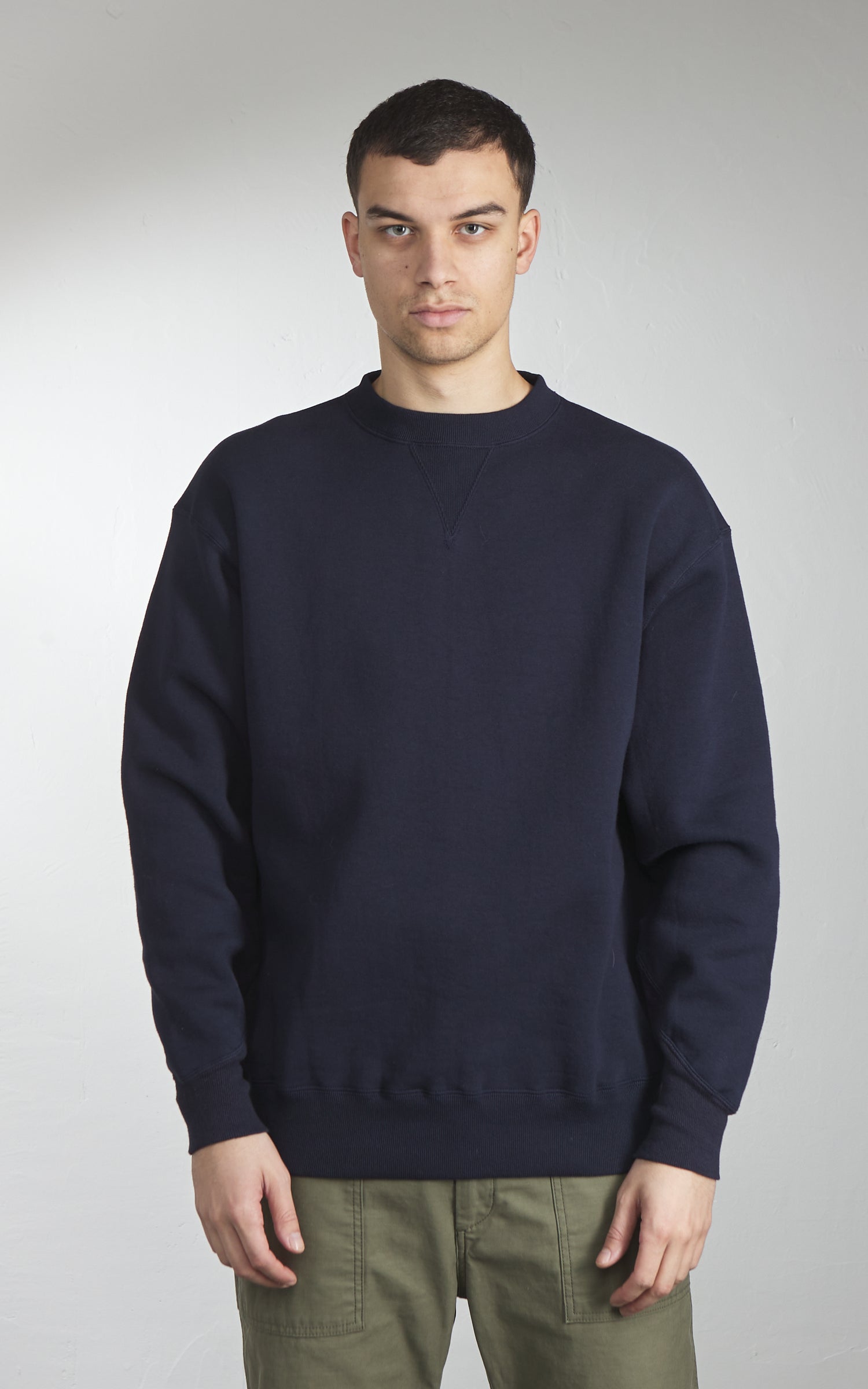 A.G. Spalding & Bros Loopwheel Tube Fleece Training Shirt Navy