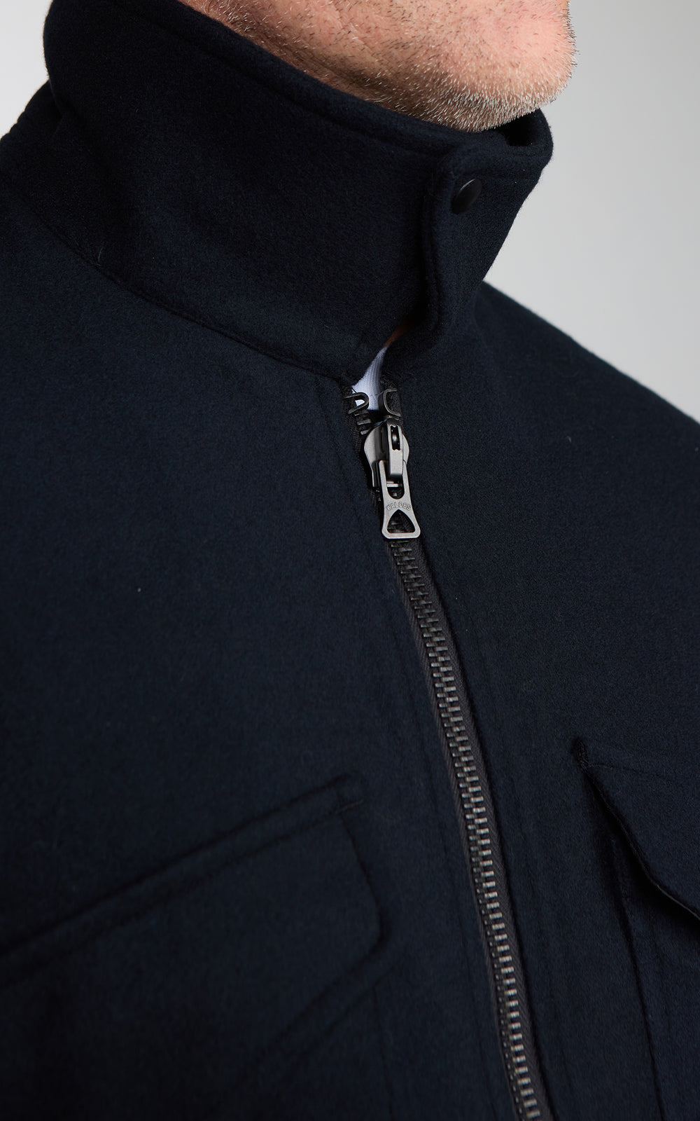 A Vontade VTD-0604-JK Wool Mechanic Jacket Dark Navy
