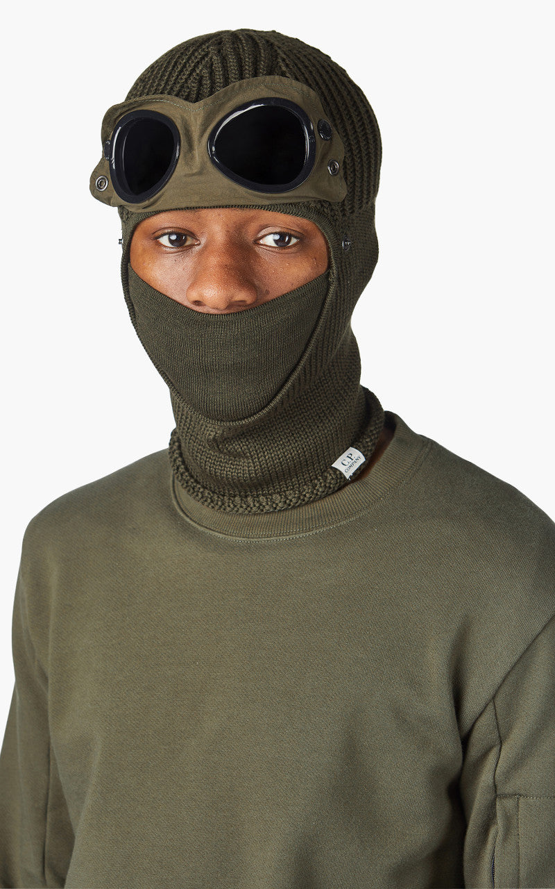 C.P. Company Ski Mask Extrafine Merino Ivy Green