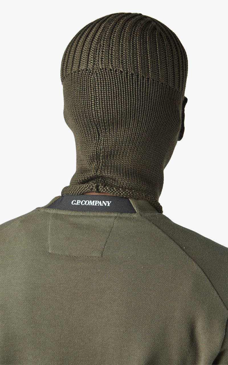 C.P. Company Ski Mask Extrafine Merino Ivy Green