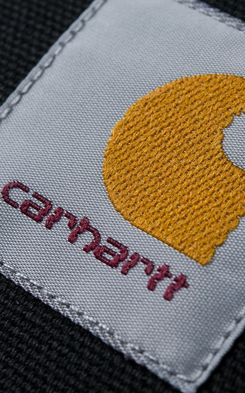 Carhartt WIP Hooded American Script Sweatshirt Black