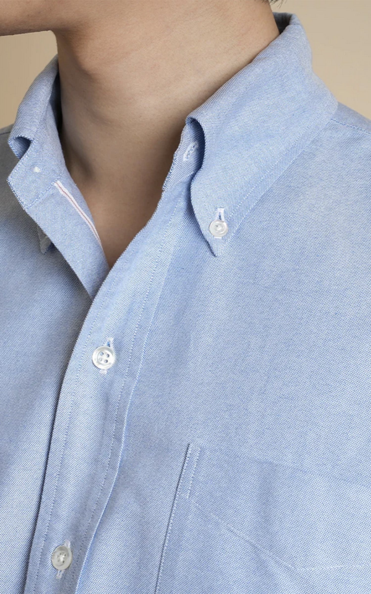 Kamakura Shirts Ametora Button-Down Selvedge Oxford Shirt Blue