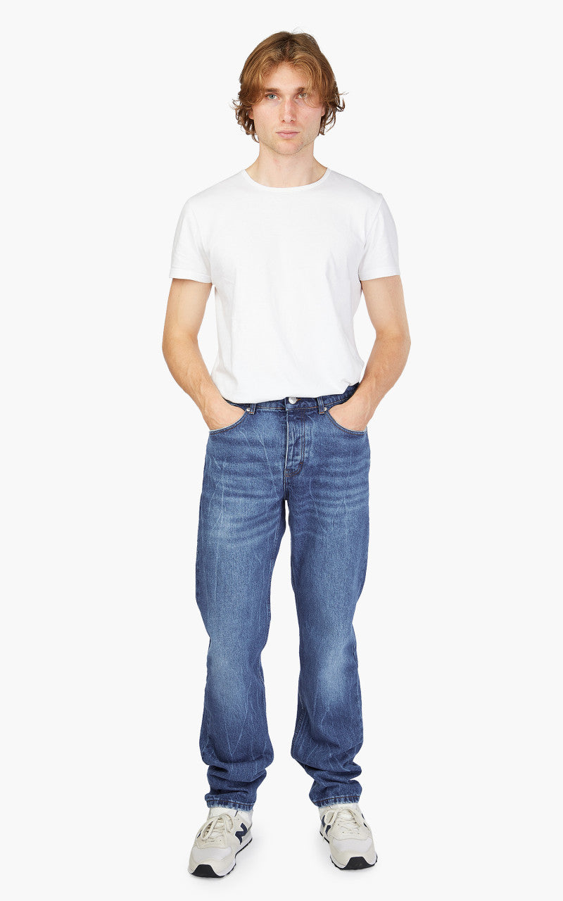 AMI Paris Classic Fit Jeans Used Blue