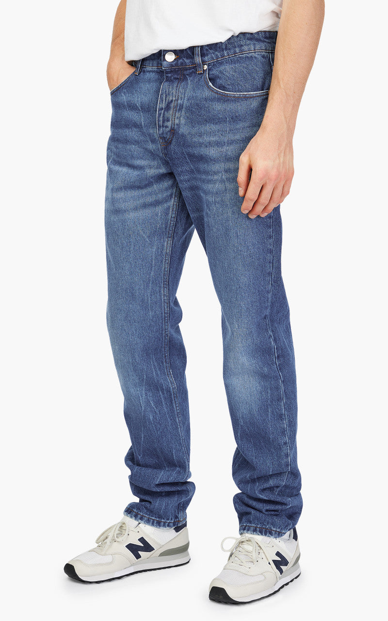 AMI Paris Classic Fit Jeans Used Blue