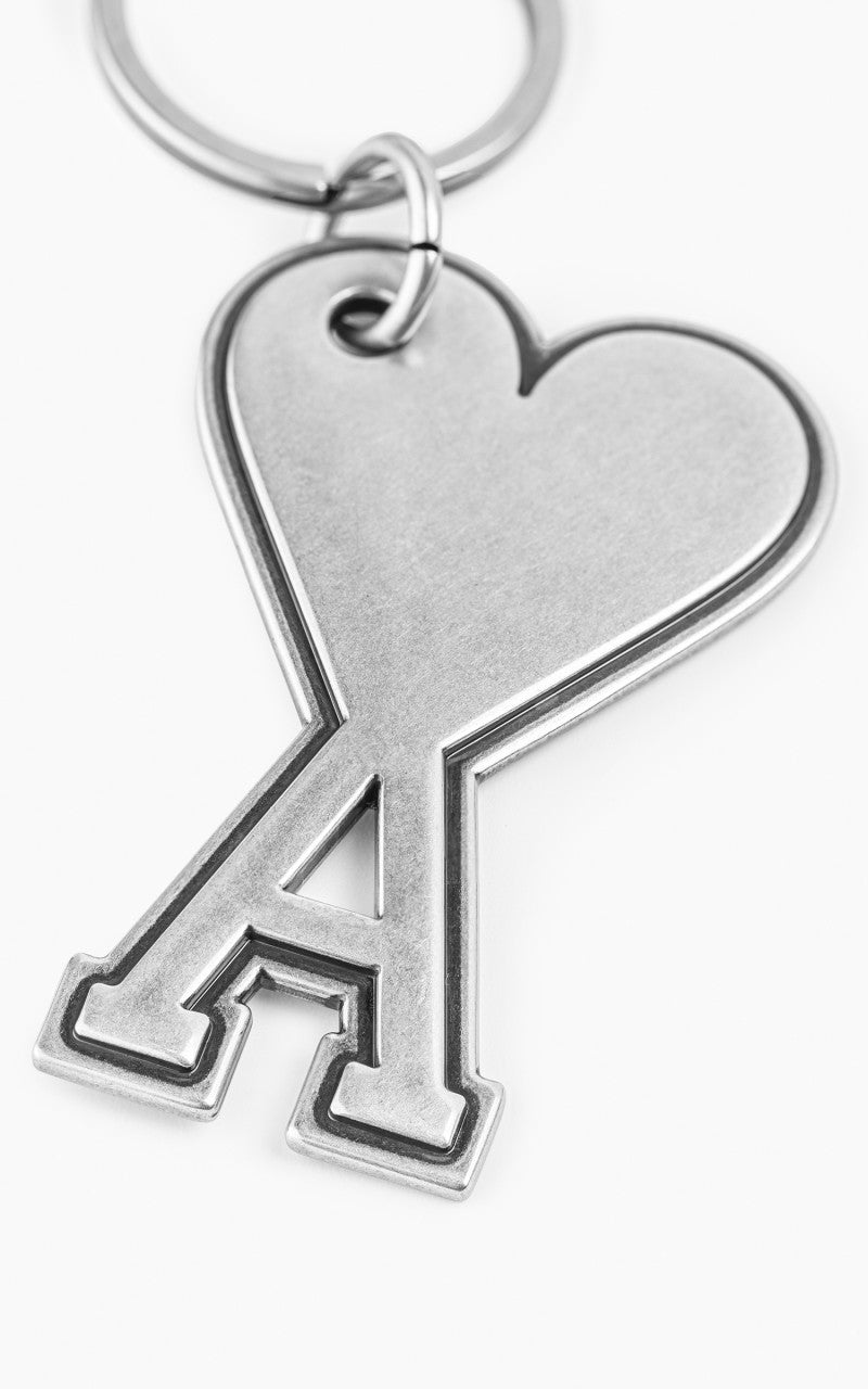 AMI Paris ADC Chain Keyring Silver