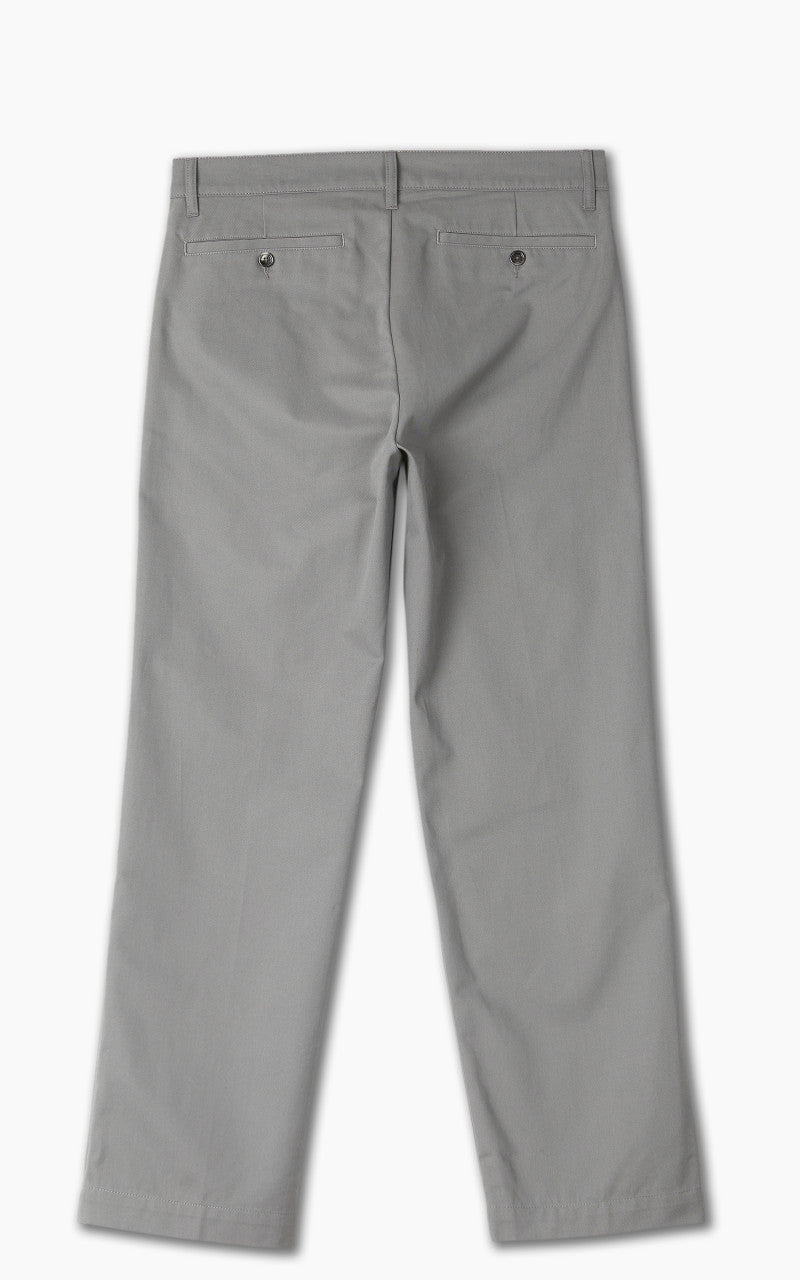 AMI Paris Straight Fit Chino Trouser Mineral Grey