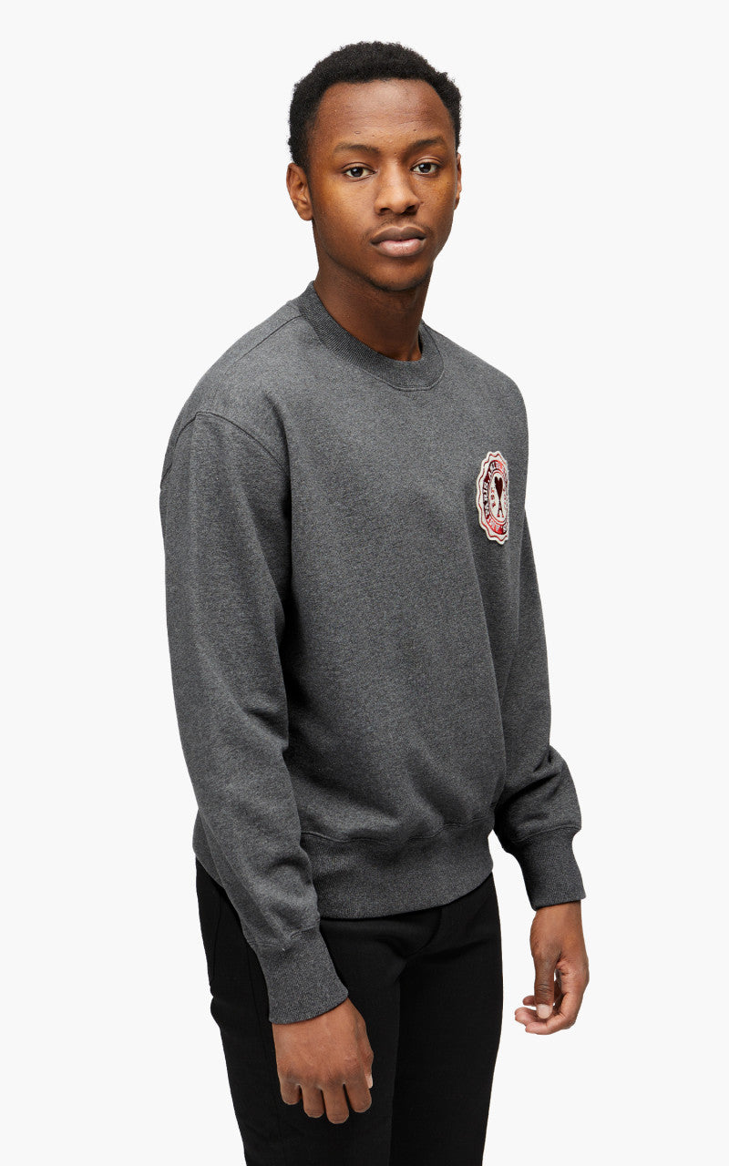 AMI Paris Ami Paris FR Patch Sweatshirt Heather Grey