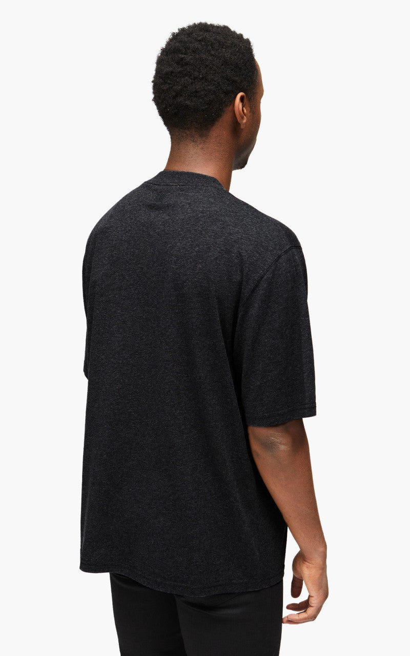 AMI Paris Ami France Patch T-Shirt Anthracite