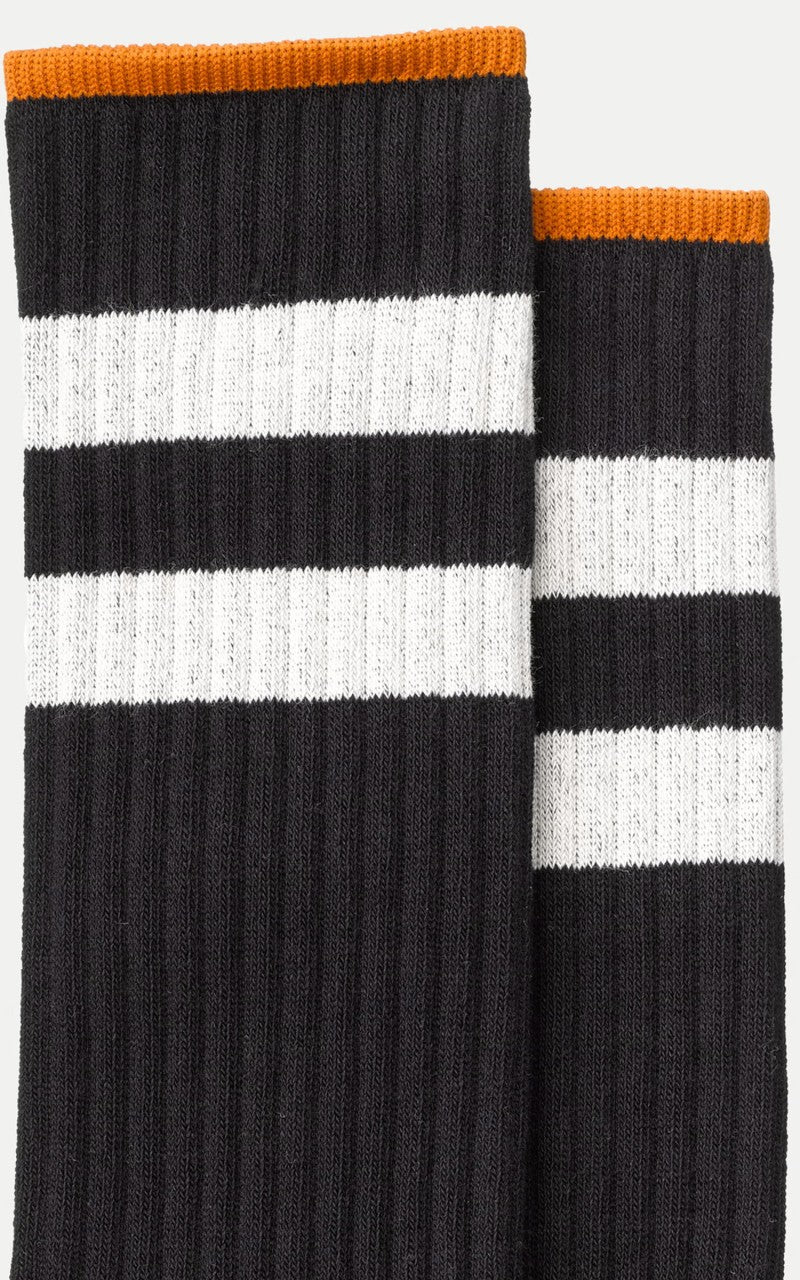 Nudie Jeans Amundsson Sport Socks Black/White