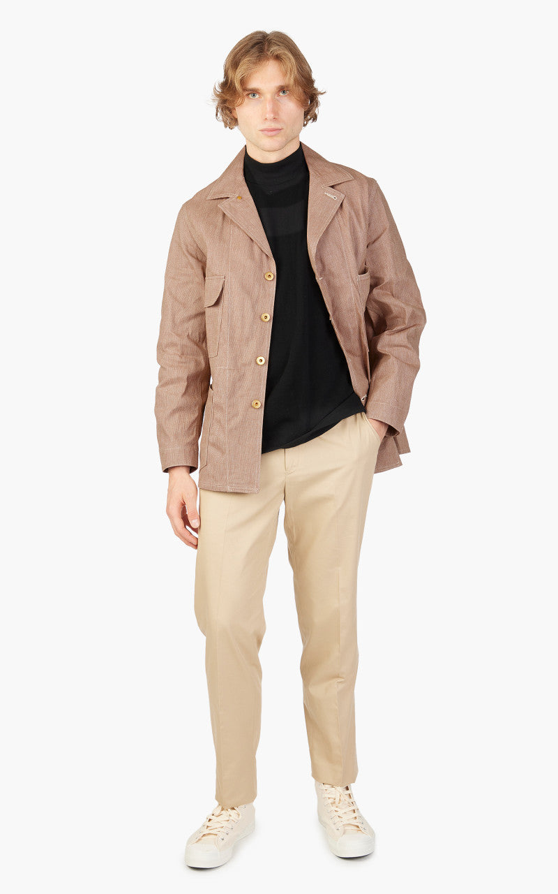 Anatomica Coverall Pin Check Bronze