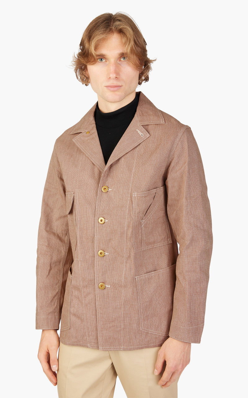 Anatomica Coverall Pin Check Bronze