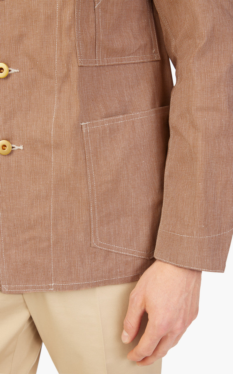 Anatomica Coverall Pin Check Bronze