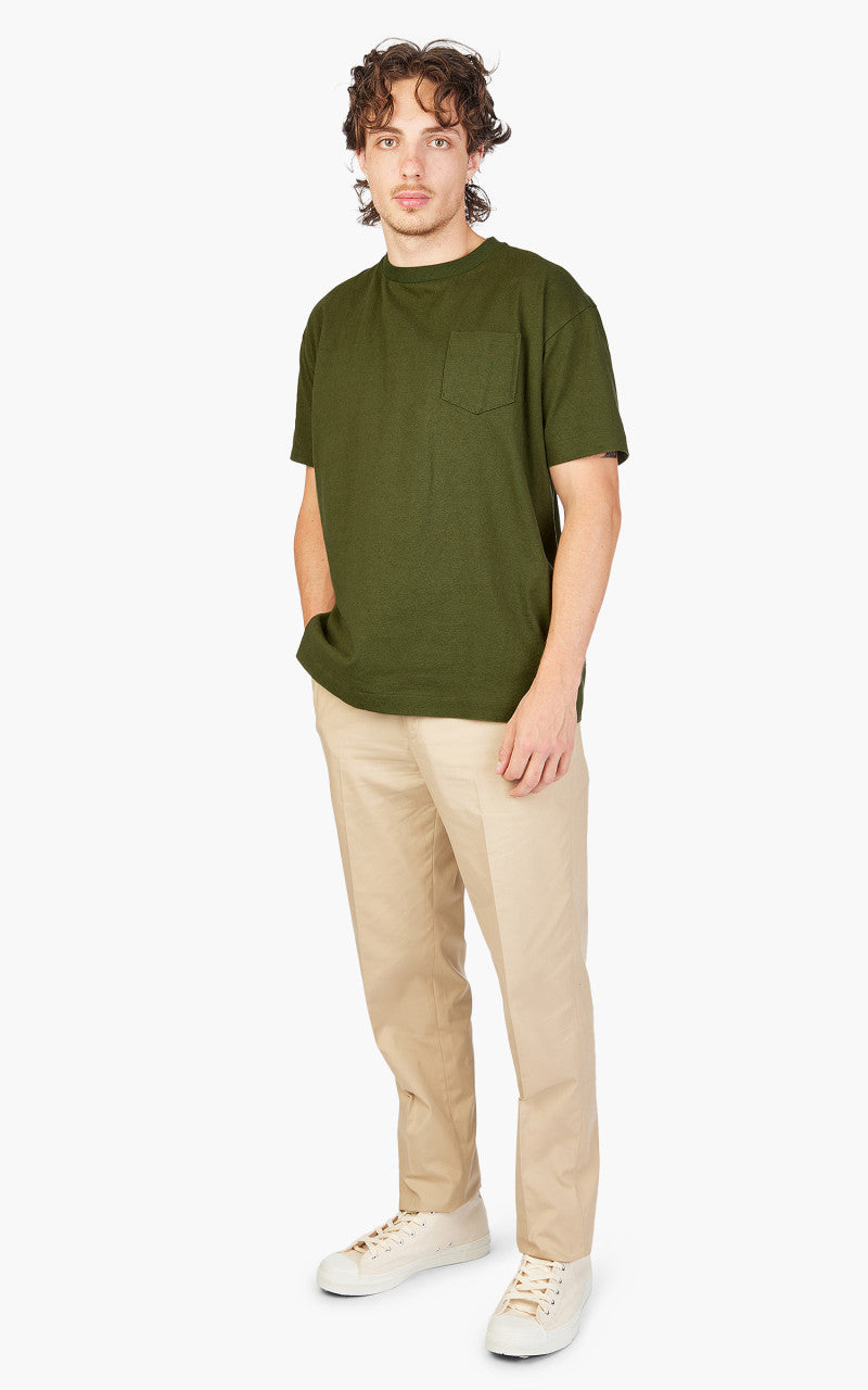 Anatomica Pocket Tee Pine Green