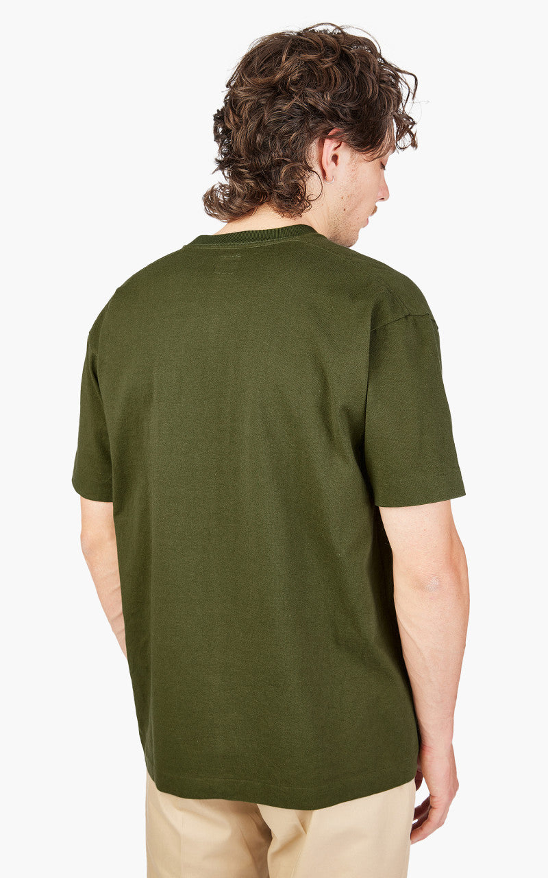 Anatomica Pocket Tee Pine Green